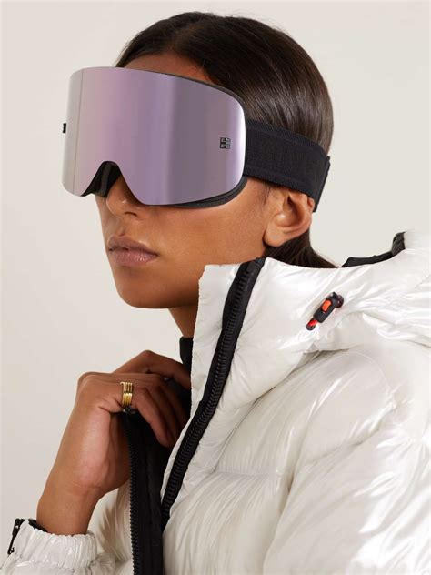 GIVENCHY EYEWEAR Mirrored ski goggles 